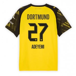 Borussia Dortmund Karim Adeyemi #27 Jalkapallovaatteet Kotipaita 2025-26 Lyhythihainen